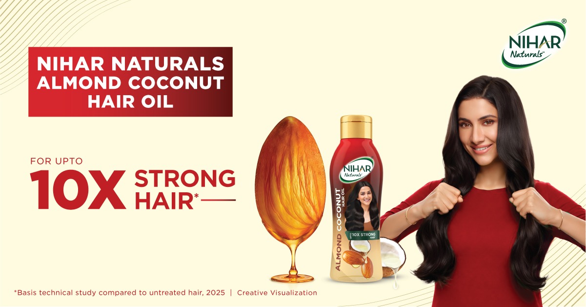 Nihar Naturals Almond Coconut Hair Oil